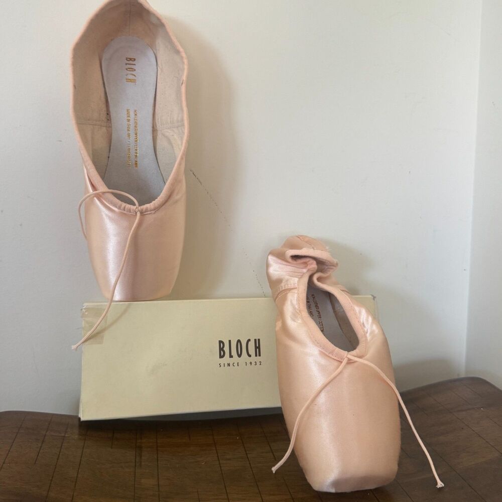 Bloch Aspiration Pointe Shoes Pink Ballet Dance Size 9 B New Box S0105L